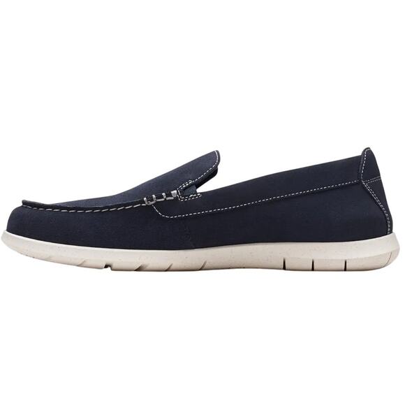 Clarks Mens Flexway Step Casual Sneakers US 8.5 EU 41.5 Navy Blue Suede NWOB main image 7